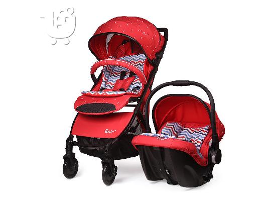 PoulaTo: High-view Baby Stroller 2 in 1 Car Seat folding Bidirectional travel Pushchair..